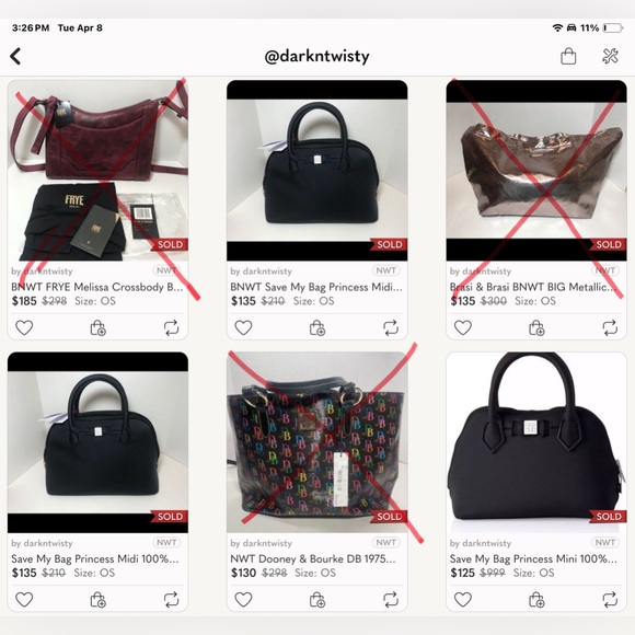 BNWT Save My Bag Princess Midi 100% made in Italy GREAT GIFT PRICE FIRM! - Picture 9 of 10